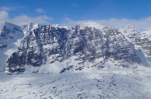Monte Gunnbjørn na Gronelândia. Foto de Nasa Ice/Flickr.
