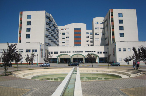 Hospital de São Teotónio em Viseu que integra o Centro Hospitalar Tondela-Viseu.