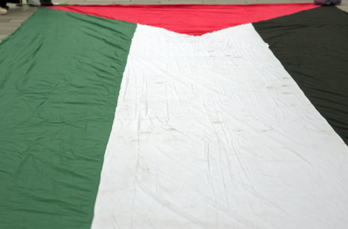 Bandeira palestiniana. Foto de Tim Dennell/Flickr.