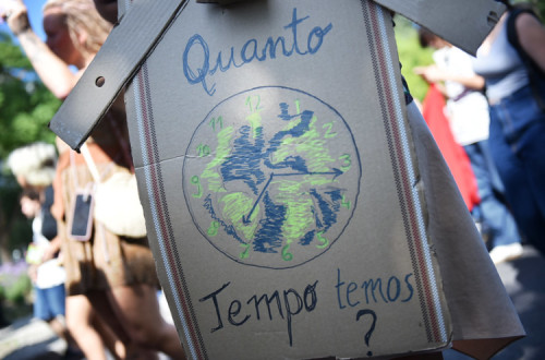 Greve Climática Estudantil. Foto de Ana Mendes.