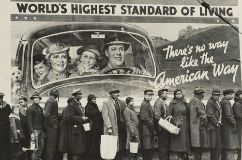 Refugiados das inundações do Rio Ohio, Louisville – Fevereiro de 1937, Foto de Margaret Bourke-White para a revista “Life” – Disponibilizada por Cea/Flickr