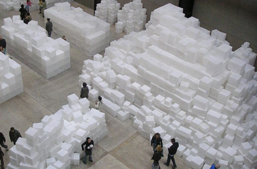 Embankment por Rachel Whiteread, Tate Modern Londres Abril 2006 - Foto wikimedia