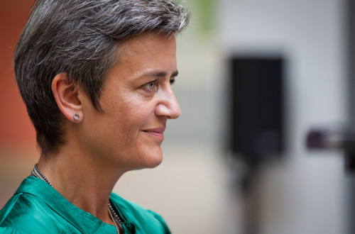 A Comissária Europeia para a Concorrência, Margrethe Vestager. Foto de Radikale Venstre