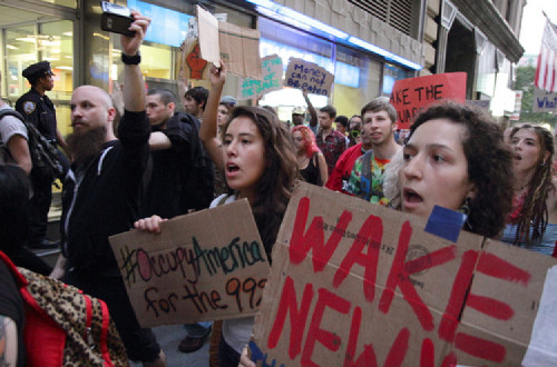 Occupy Wall Street, 26 de Setembro de 2011, Foto de PaulS/Flickr