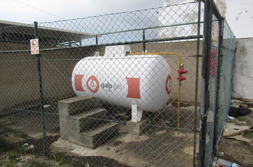 Contentor da Galp Gás.