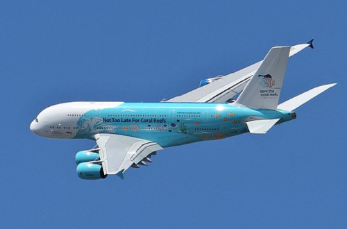 Airbus da Hi FLy em Paris. Foto:Ibex73/wikimedia commons.