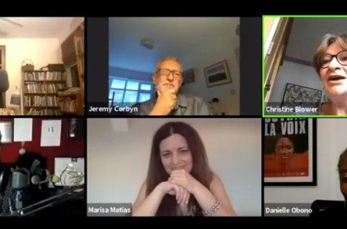 Marisa Matias juntou-se a Jeremy Corbyn, Danièle Obono, David Miranda e Gyeke Tanoh num debate online
