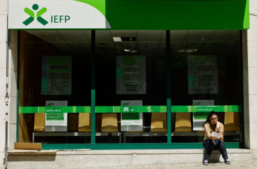 Centro de Emprego do IEFP. Foto de Rodrigo Baptista/Lusa.