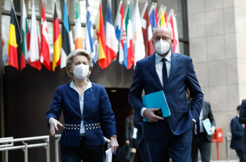 Ursula von der Leyen e Charles Michel. Foto: European Union