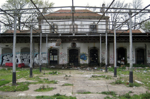 Antiga gare da Estação da Boavista no Porto. 2008.