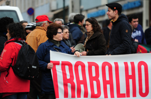 Os governos da Alemanha e da Holanda exigiram "competitividade" aos salários dos países do Sul da Europa, que tiveram grandes reduções dos custos de trabalho com a imposição da austeridade. Mas os custos laborais naqueles dois países aumentaram12,2% e 11,7% respectivamente. Foto de Paulete Matos