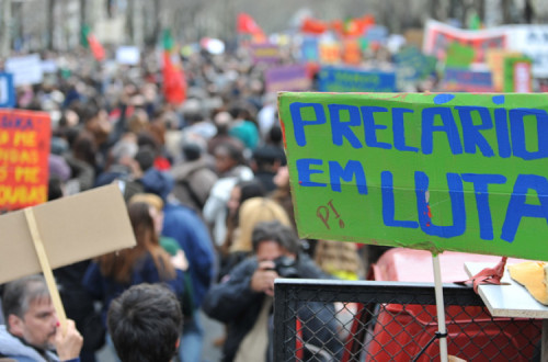 Precariedade nas suas diferentes variantes cresce. Foto de Paulete Matos