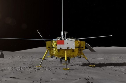 A chegada de uma sonda chinesa à face escondida da Lua foi um sinal para o mundo – Foto da sonda Chang’e-4