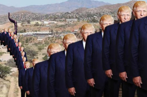 Alguém deveria ensinar um pouco de História ao presidente norte-americano, recordar-lhe que as ciclópicas fortificações quase nunca pararam nada