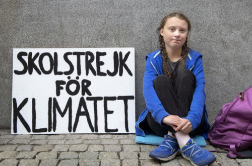 Greta Thunberg – Foto de Janek Skarzynski