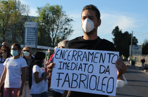 Distrital de Santarém do Bloco “denuncia a mentirosa manobra propagandística da Fabrióleo e apela à continuação da luta pela despoluição”