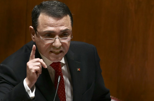 Agostinho Branquinho, antigo vice-presidente do grupo parlamentar do PSD, e ex-Secretário de Estado do governo de Passos Coelho. 