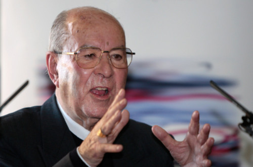Manuel Martins, bispo emérito de Setúbal, 10 de dezembro de 2008 – Foto de Manuel de Almeida/Lusa (arquivo)