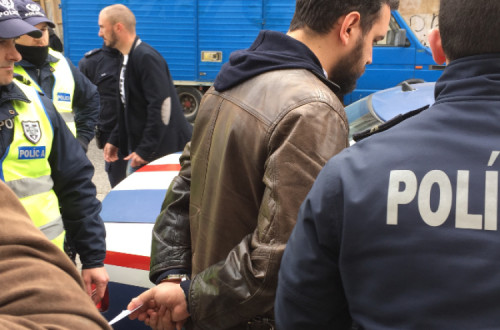 PSP deteve um deputado municipal no exercício das suas funções, Foto de Irina Pampim