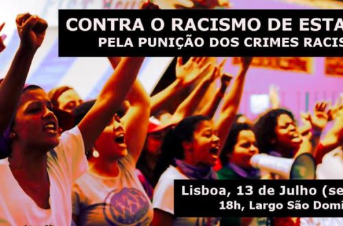 A manifestação foi organizada pelos grupos Consciência Negra, SOS Racismo, Djass — Associação de Afrodescendentes, Radio Afrolis e Plataforma Gueto.