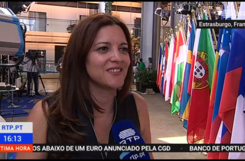 Marisa Matias, RTP. Imagem: RTP.