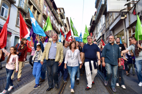 Catarina Martins no Porto neste sábado, foto de esquerda.net