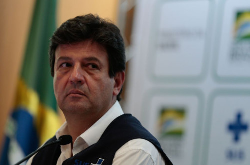 O ministro da Saúde, Luiz Henrique Mandetta. Foto de Marcello Casal Jr., Agência Brasil