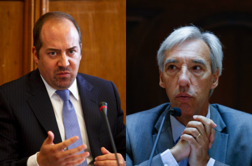 Álvaro Santos Pereira e João Gomes Cravinho. 