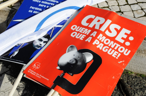 O Tratado Orçamental obriga à austeridade sem fim. Foto de Paulete Matos