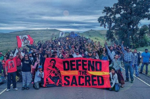 Os protestos das populações levou à suspensão da construção do oleoduto. Foto Midia Global