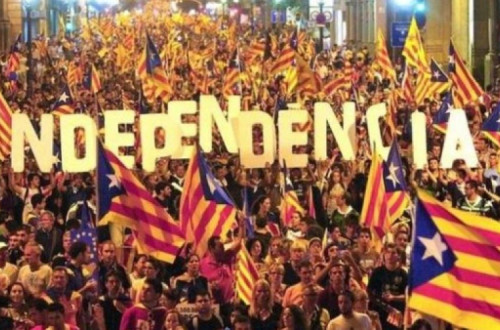 Diada - Dia da Catalunha - 2012, manifestação em Barcelona