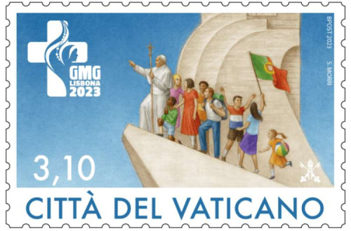Selo do Vaticano com o Padrão dos Descobrimentos