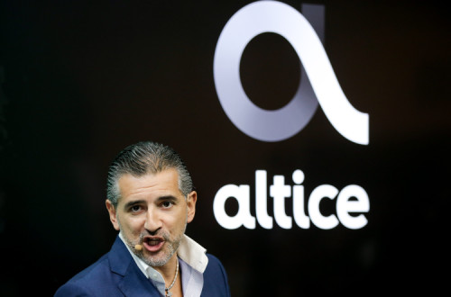 Alexandre Fonseca, CEO da Altice Portugal, na WebSummit 2018. Foto de José Sena Goulão/Lusa.