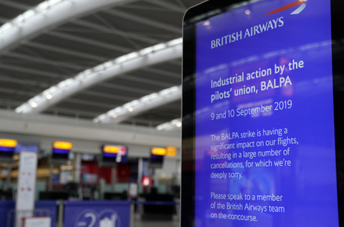 Greve na British Airways.