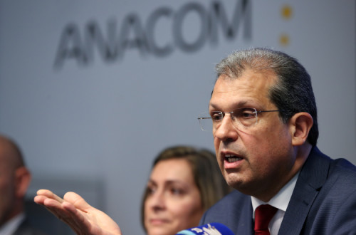 João Cadete Matos, presidente da ANACOM. Foto de MANUEL DE ALMEIDA/LUSA.