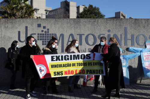 Concentração do SEP esta quarta-feira em Matosinhos.