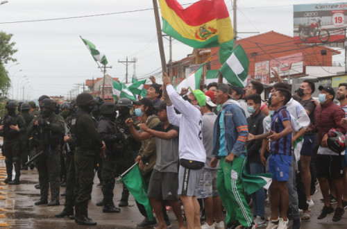 Protestos em Santa Cruz