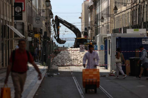 Obras na Baixa de Lisboa