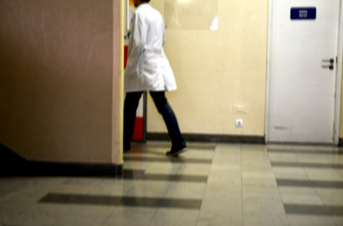 corredor de hospital