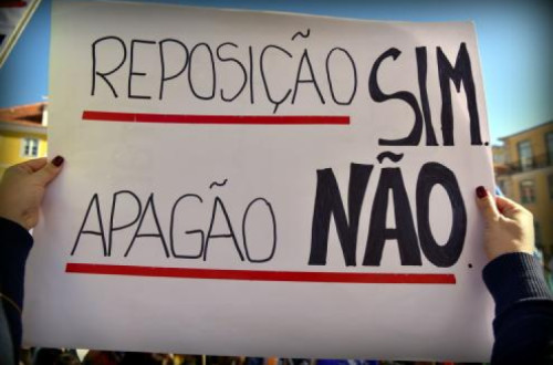 Os professores realizam Manifestação Nacional no próximo dia 23 de março
