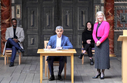 Sadiq Khan voltou a tomar posse como mayor de Londres. 