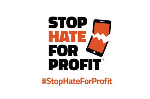 Logotipo da campanha Stop Hate for Profit.