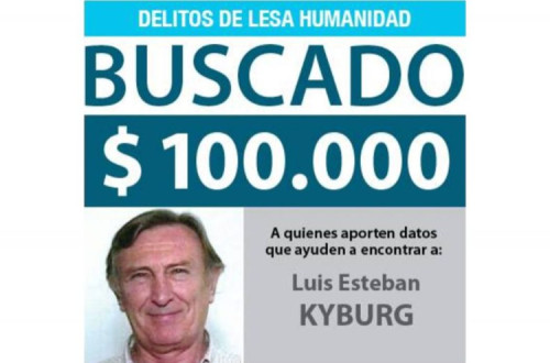 Cartaz de busca de Luis Esteban Kyburg.