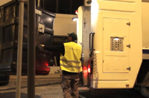 Trabalhadores da EMARP. Foto da CGTP.