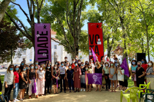 Encontro de municípios livres de violência de género decorreu em Santarém este domingo, 5 de setembro de 2021 – Foto de Andreia Quartau 