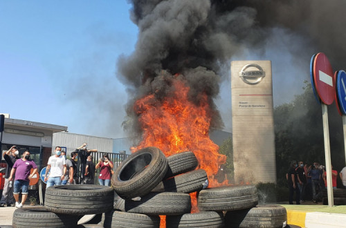 Manifestações Nissan Barcelona