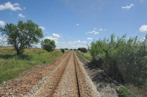 Ferrovia. Foto da CGTP.
