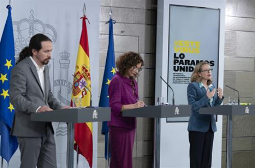 Conferência de Imprensa Governo PSOE-Unidas Podemos