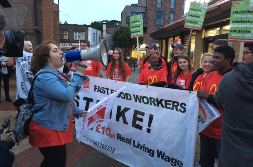 Greve McDonalds/Reino Unido - Foto Unite Community SEL/Twitter