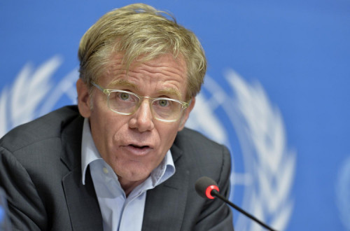 Bruce Aylward. Foto de UN Geneva